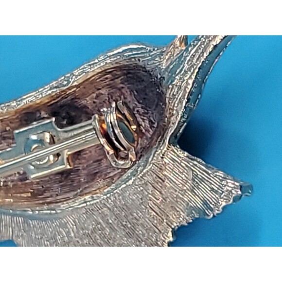 Vintage Swordfish Sailfish Brooch Gold Tone Martin Marine Fisherman Statement - Picture 8 of 12